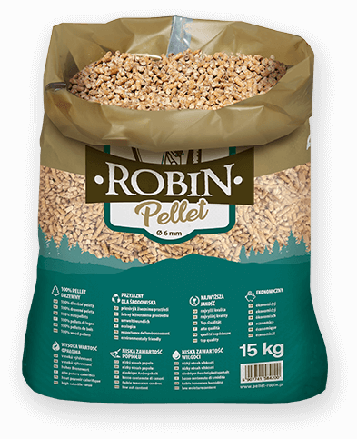 worek pelletu opałowego Robin do kupienia w Trzcielu lub sklepie internetowym